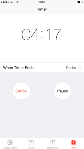 iPhone Timer Image