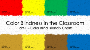 Color blindness in the Classroom Part 1 - Featured Image